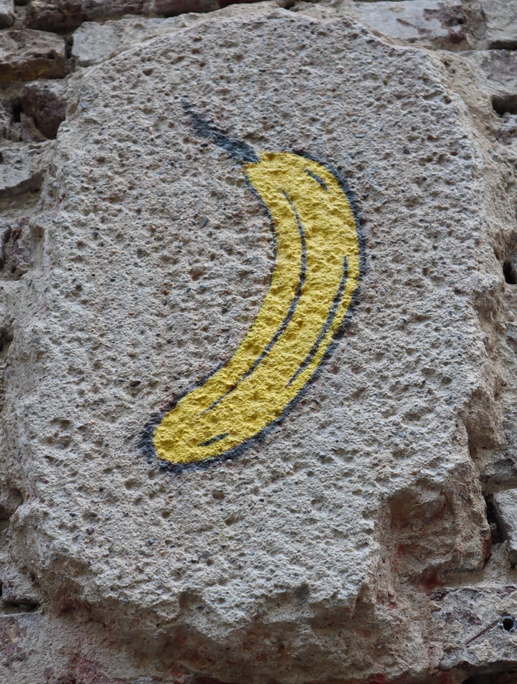 Top Streetart Spots in Köln | Bananen von Thomas Baumgärtel | Mr. Köln | Foto: Theresa Abdelaziz