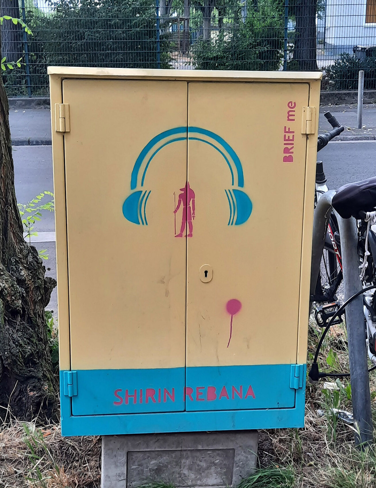 Top Streetart Spots in Köln | Shirin Rebana Stromkästen in der Südstadt | Mr. Köln | Foto: Theresa Abdelaziz Top Streetart Spots in Köln | Shirin Rebana Stromkästen in der Südstadt | Mr. Köln | Foto: Theresa Abdelaziz