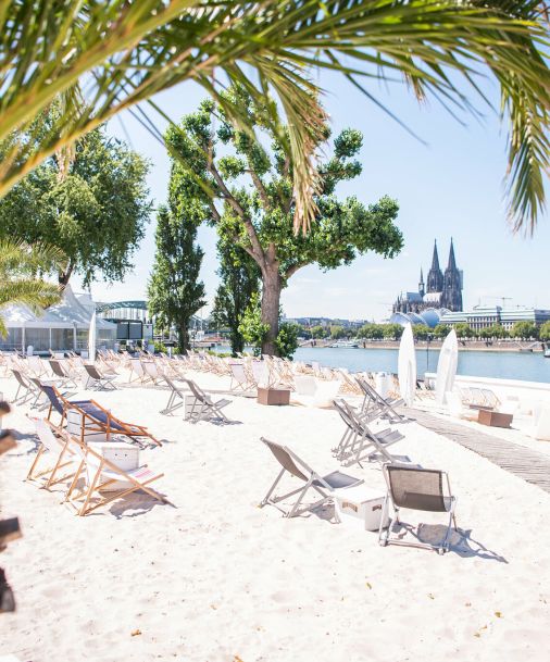 Top Aktivitäten im Sommer in Köln | Mr. Köln | Foto: km 689 Cologne Beach Club